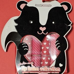 Beauty Concepts Skunk-Themed Lip Balm Set